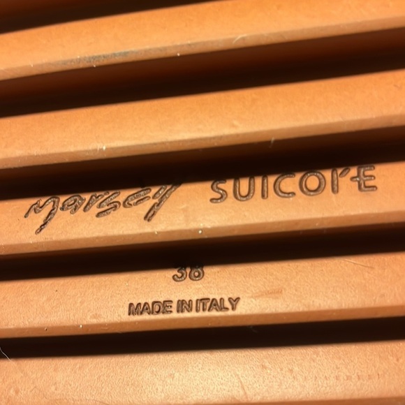 Marsell x Suicore Depa 01Leather Open Toe Sandals Orange Women's Size 38 NWOT - Picture 8 of 8